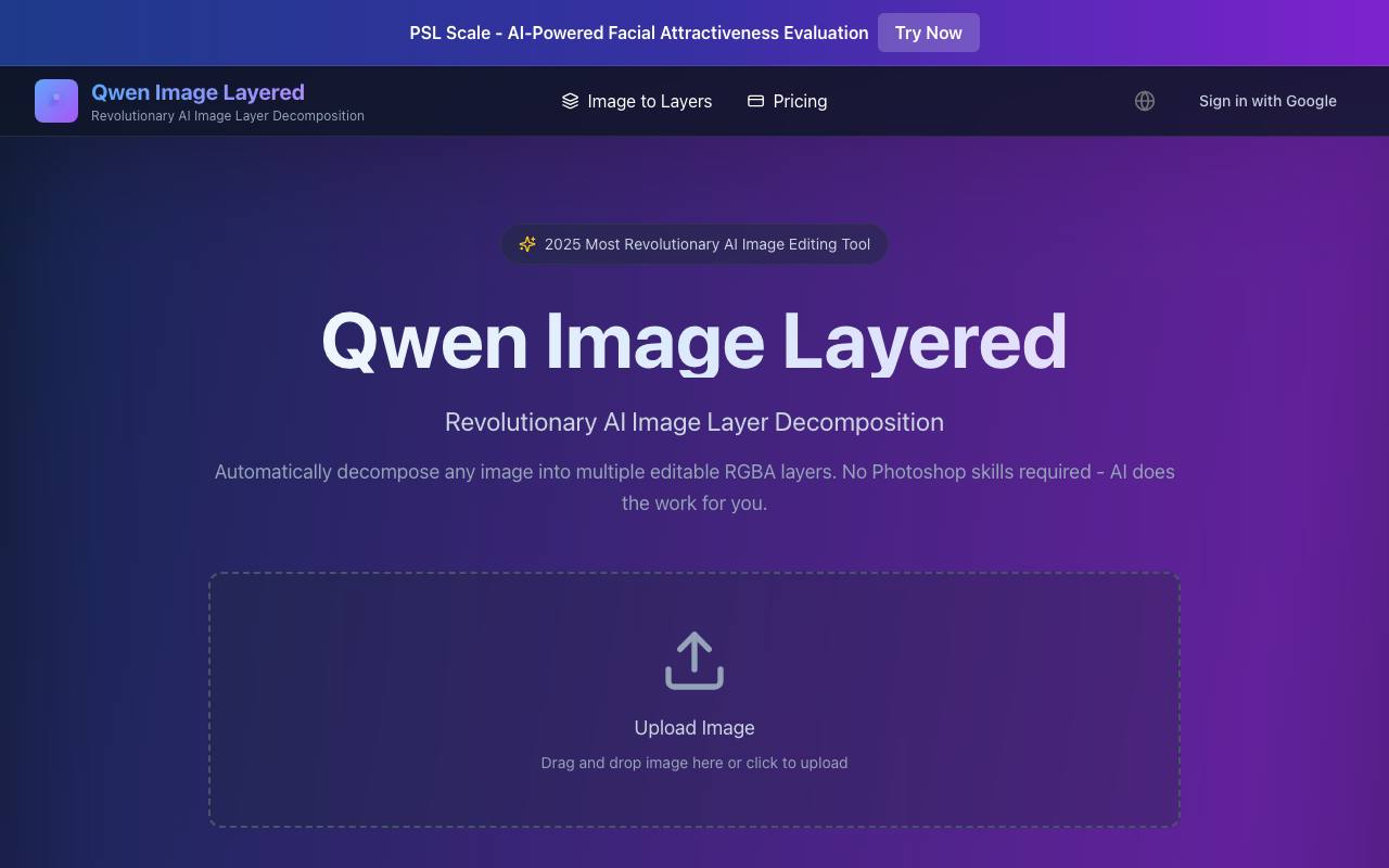 Qwen Image Layered screenshot