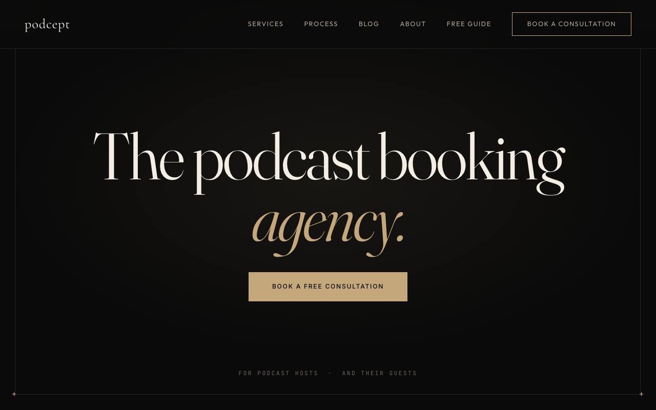 Podcept screenshot