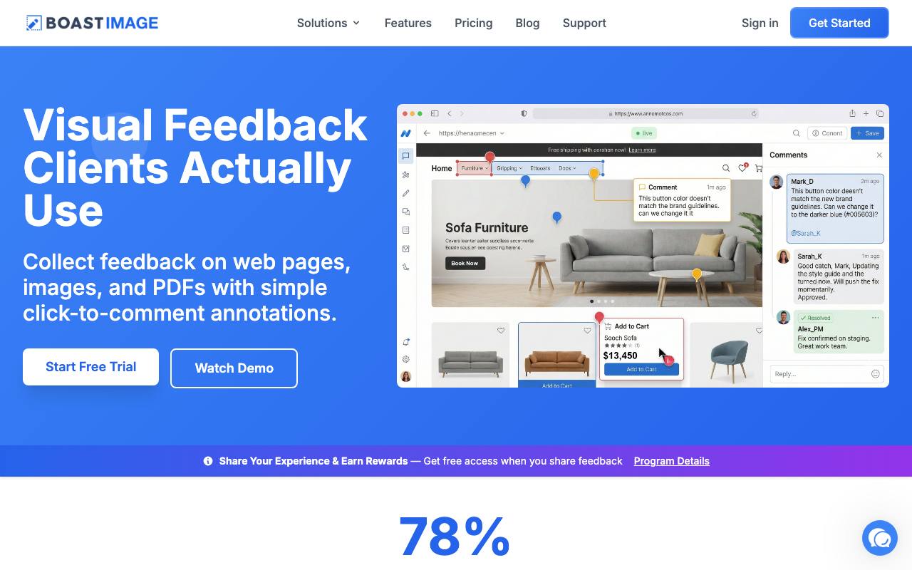 Boast Image screenshot
