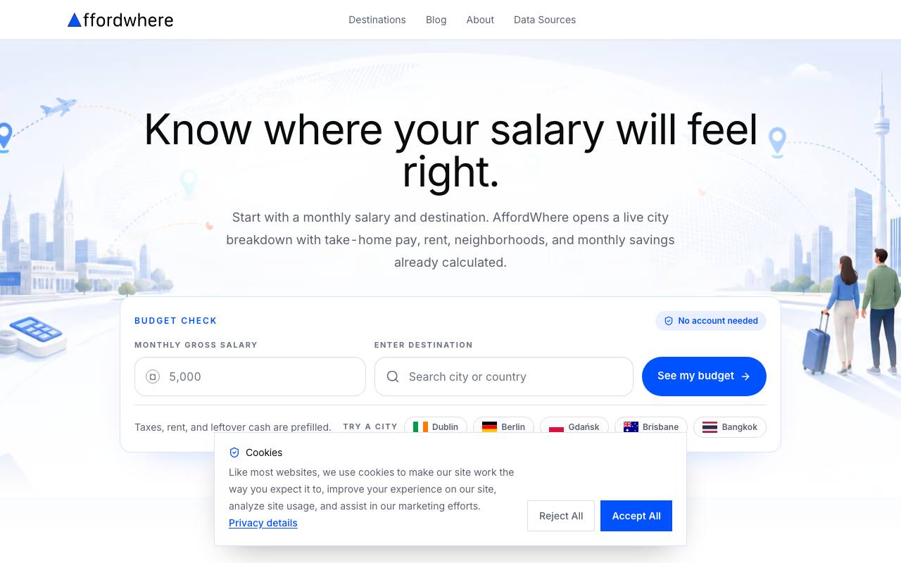 AffordWhere screenshot