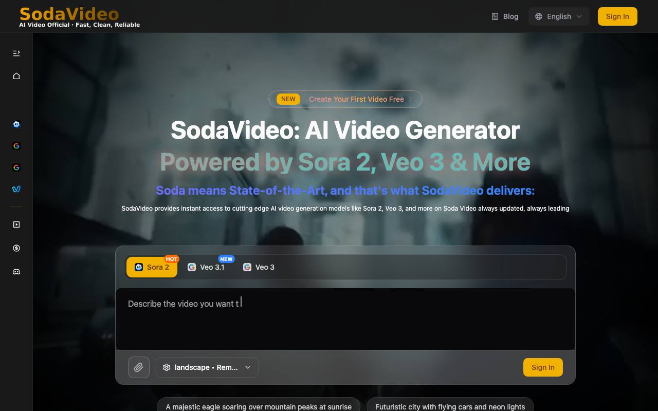 Soda Video AI screenshot