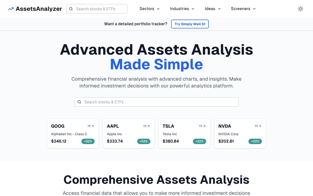 AssetsAnalyzer screenshot