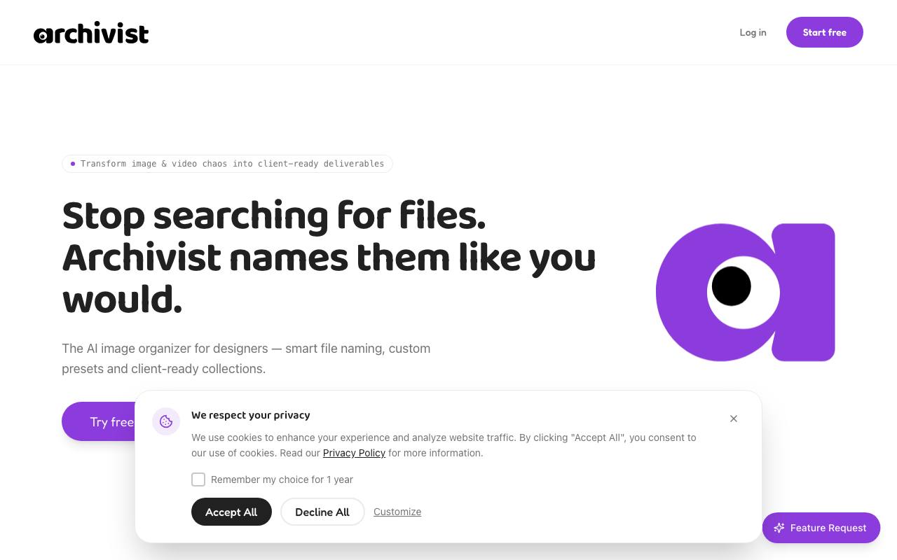Archivist screenshot