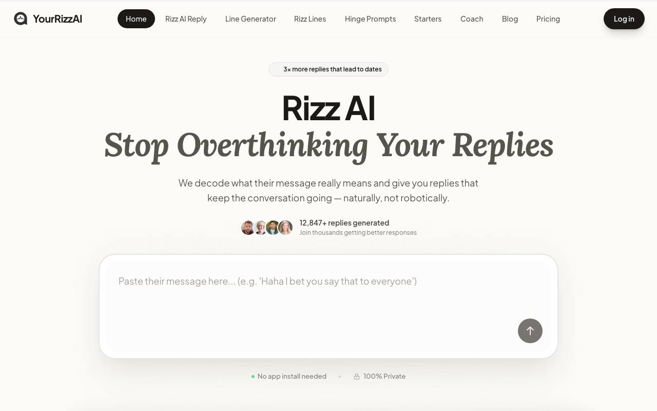 YouRizzai screenshot