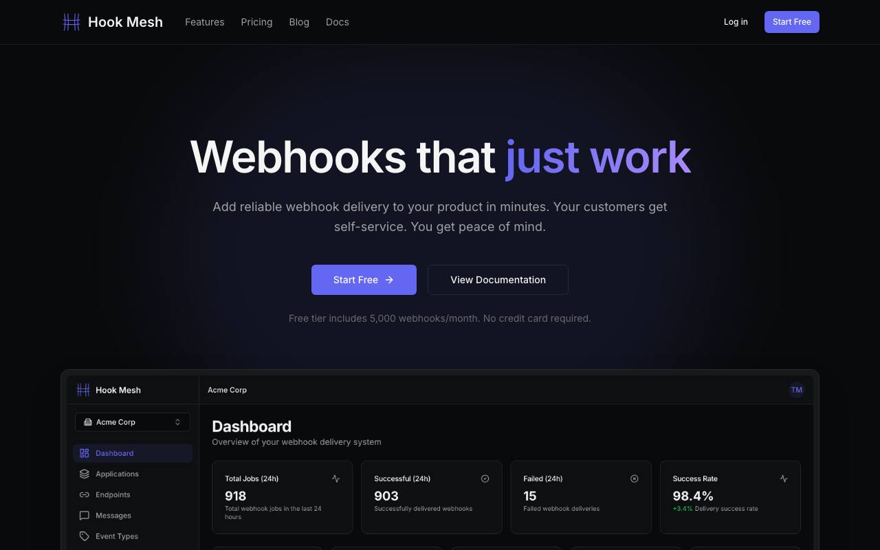 HookMesh screenshot