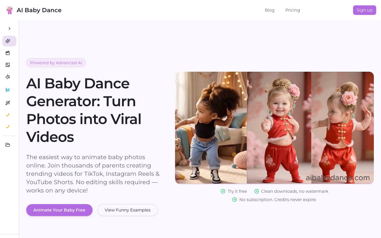 AI Baby Dance screenshot