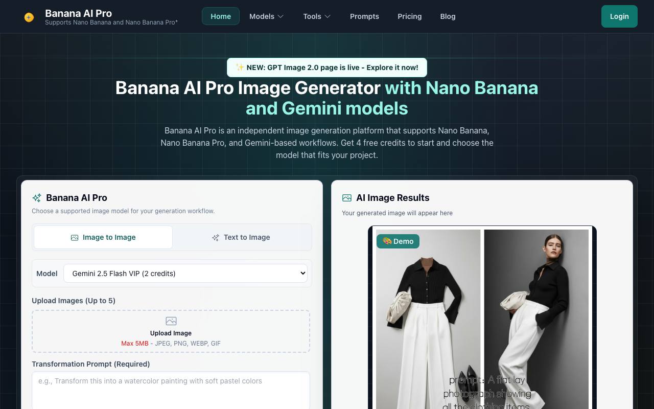 Nano Banana AI Pro screenshot