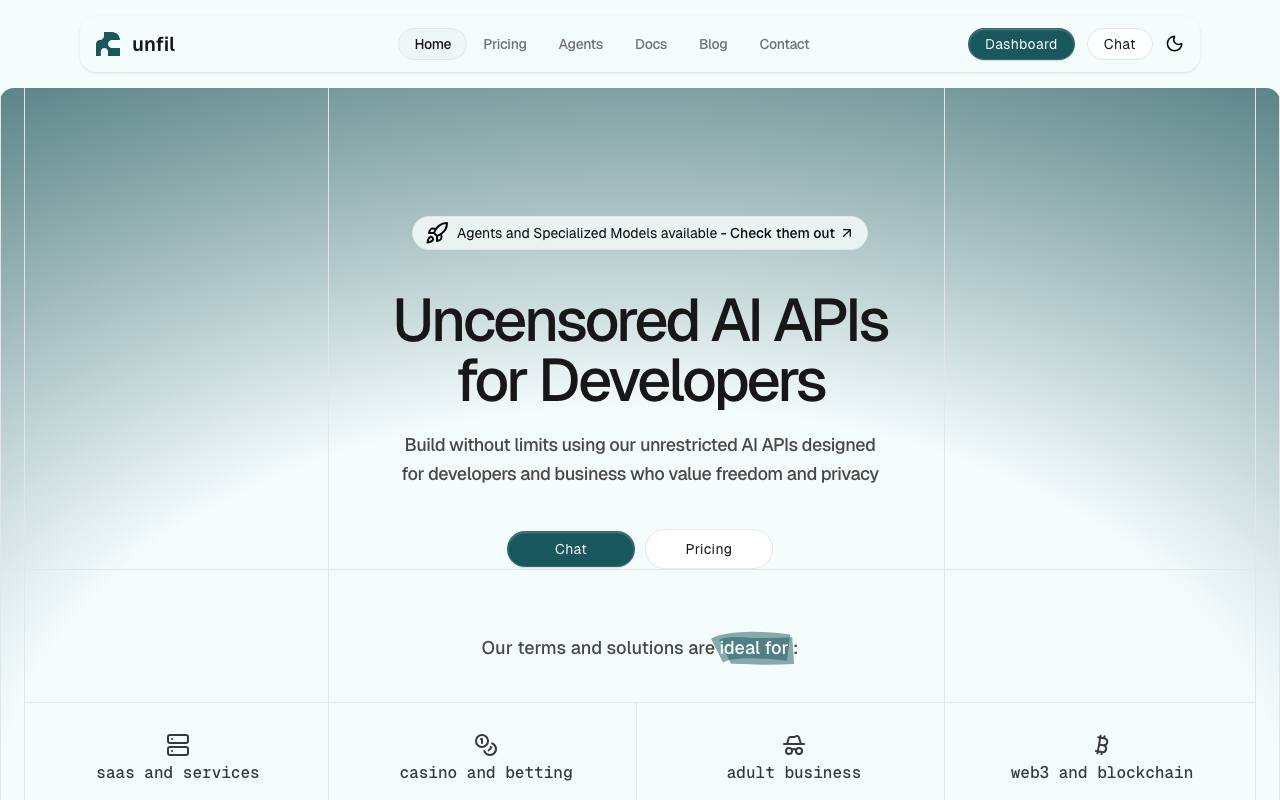Unfil AI screenshot
