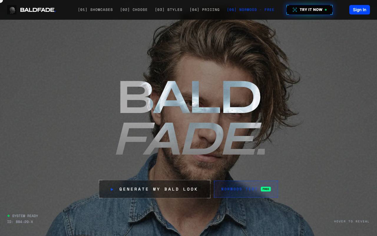 BALDFADE screenshot