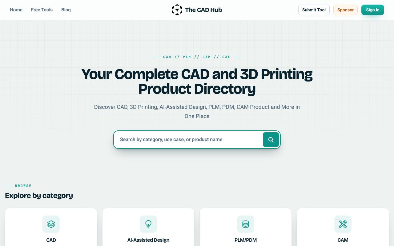 CAD Software Hub screenshot