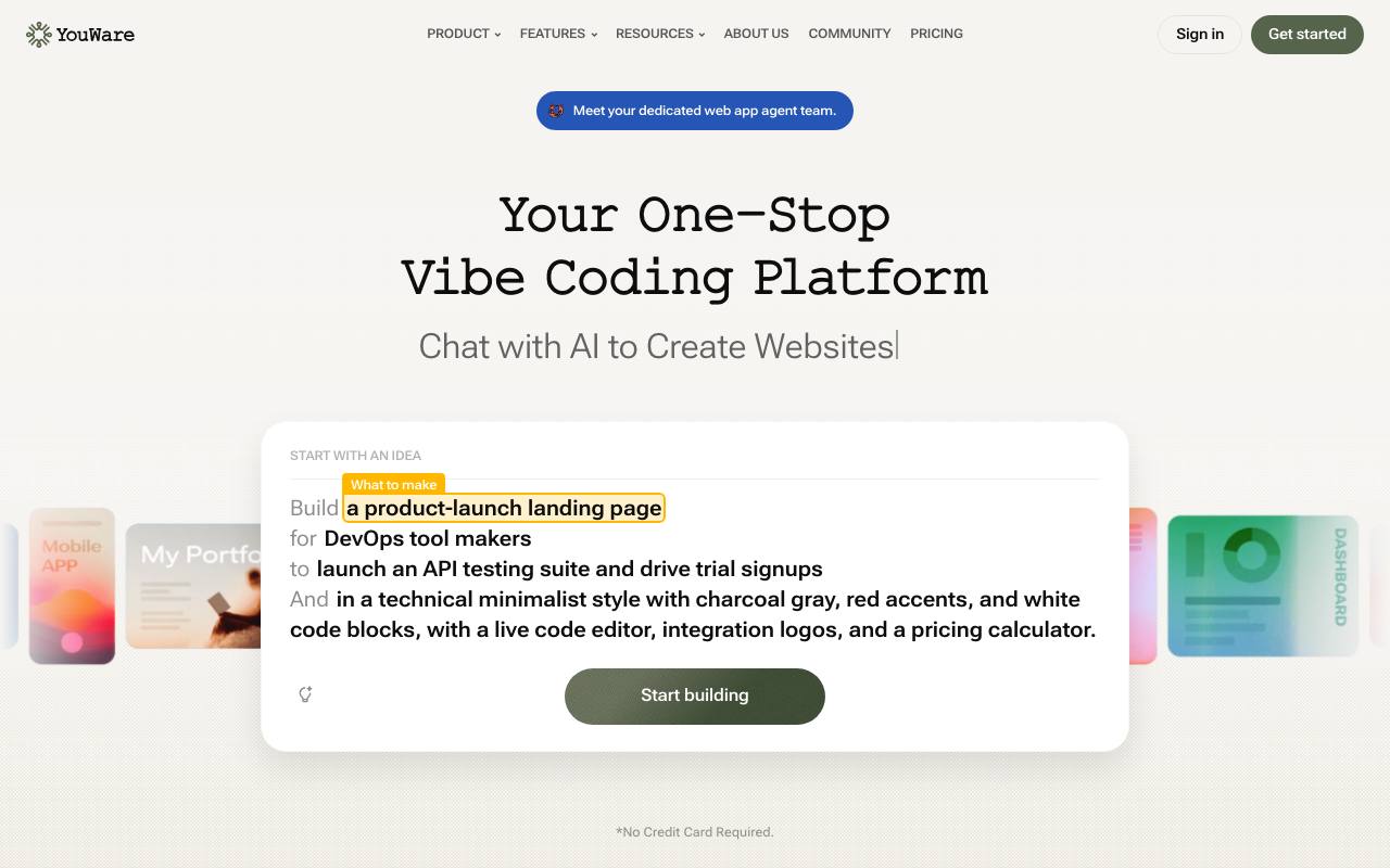 YouWare screenshot