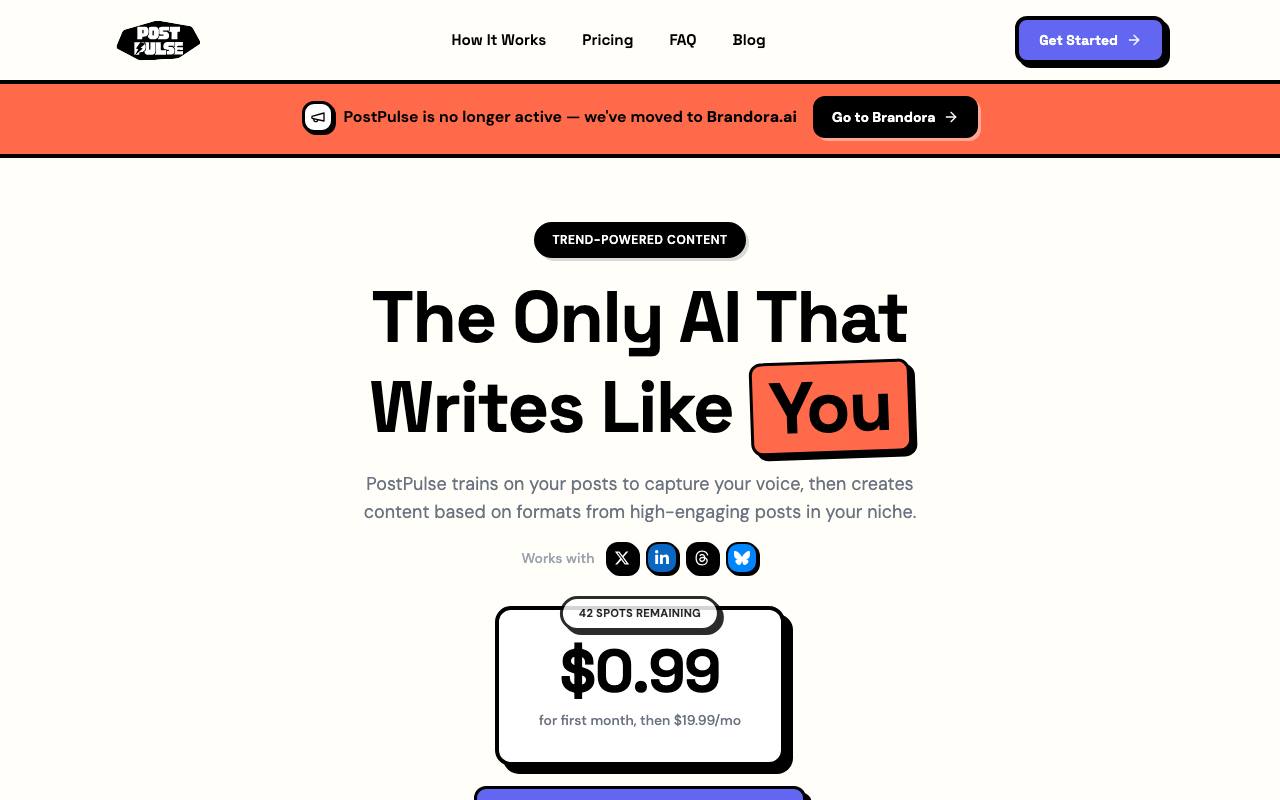 PostPulse screenshot