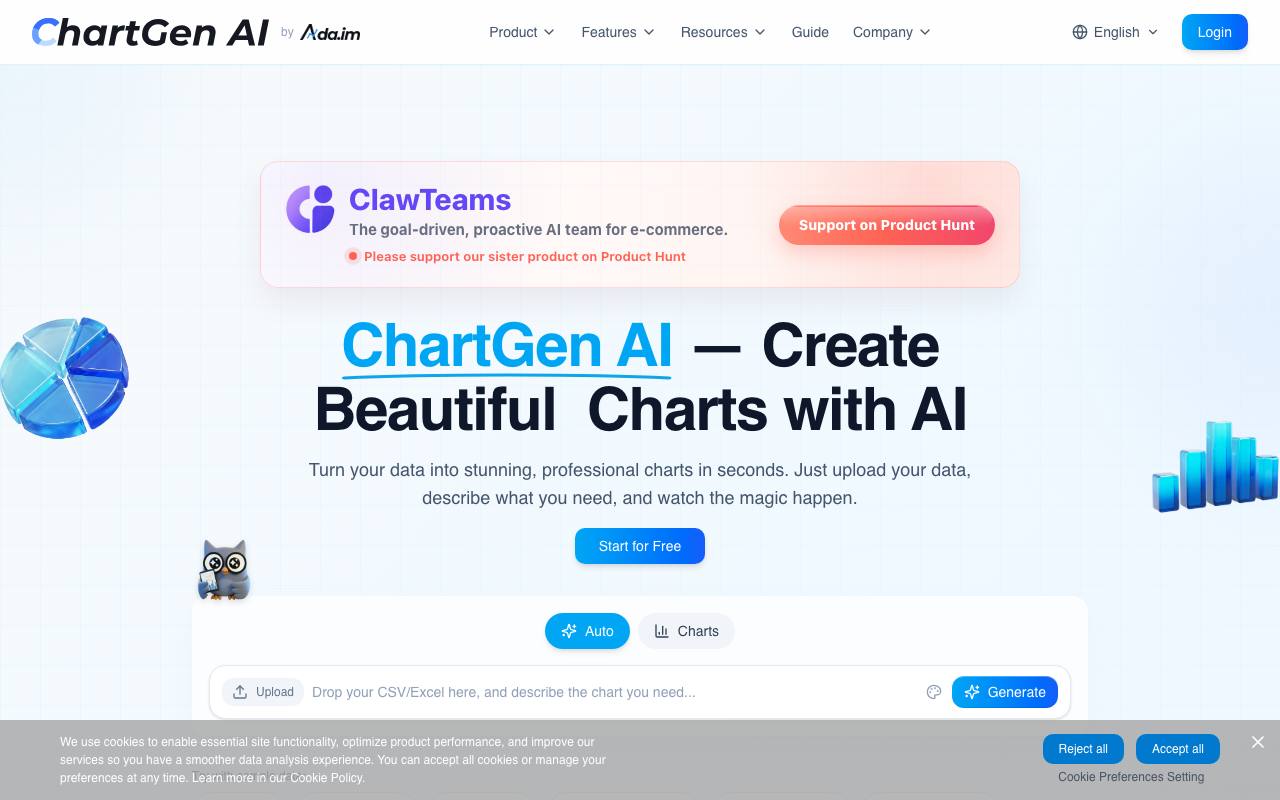 ChartGen.ai screenshot