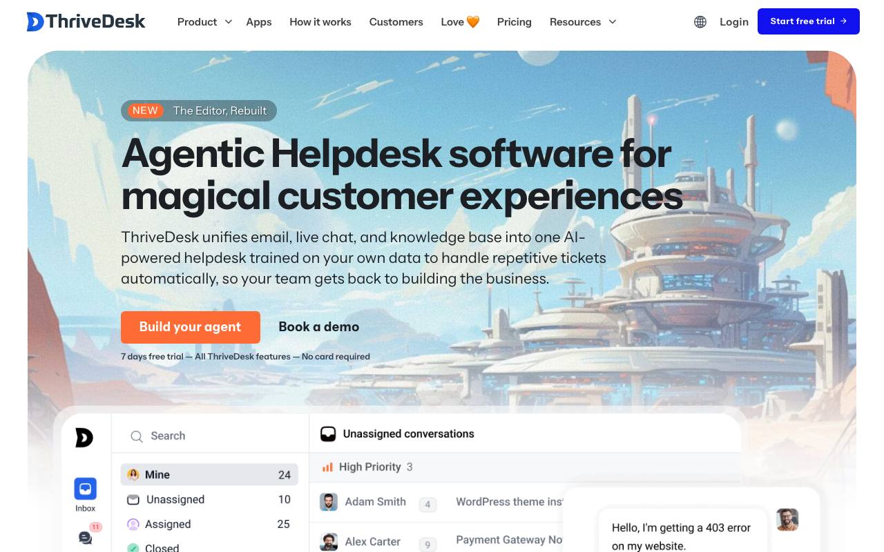 ThriveDesk screenshot