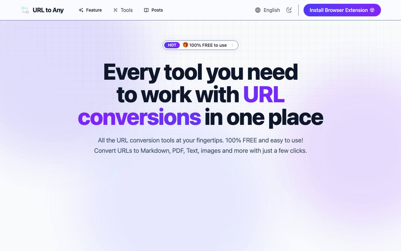 URL to Any screenshot