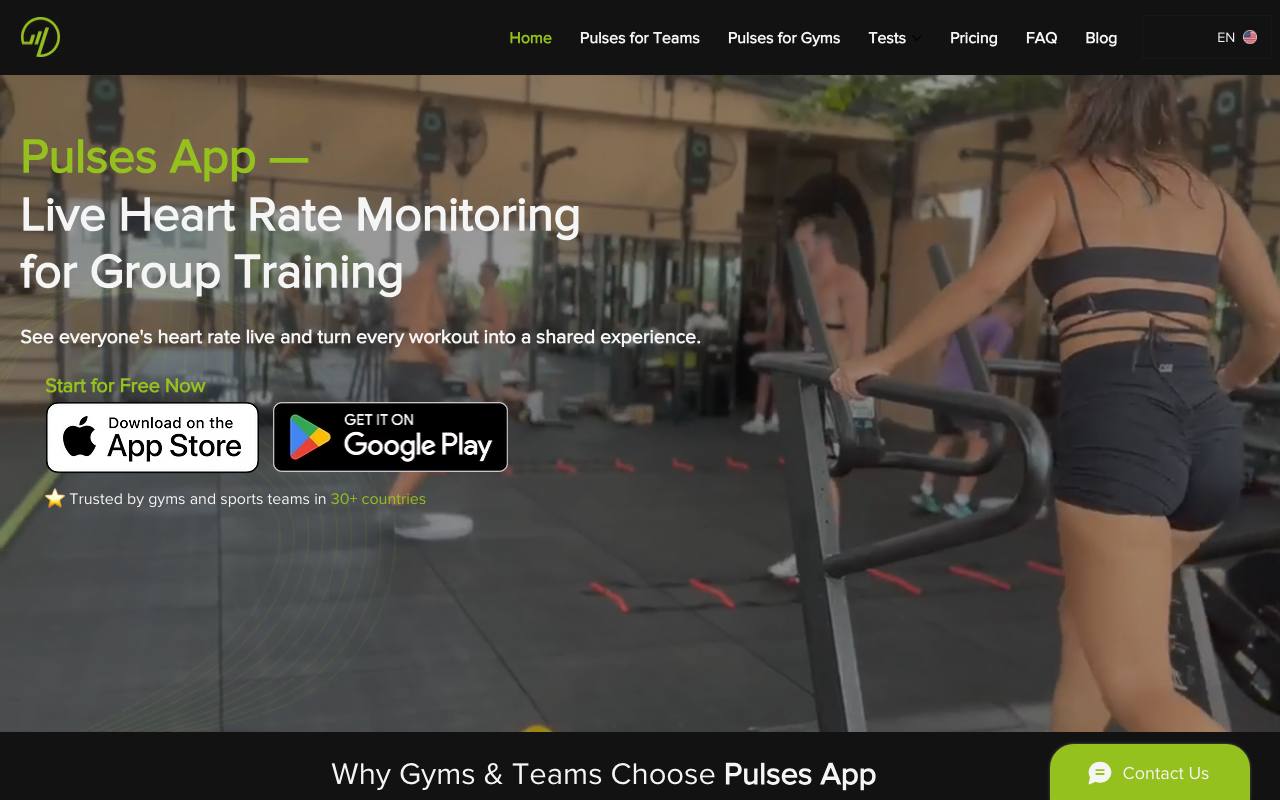 Pulses App screenshot