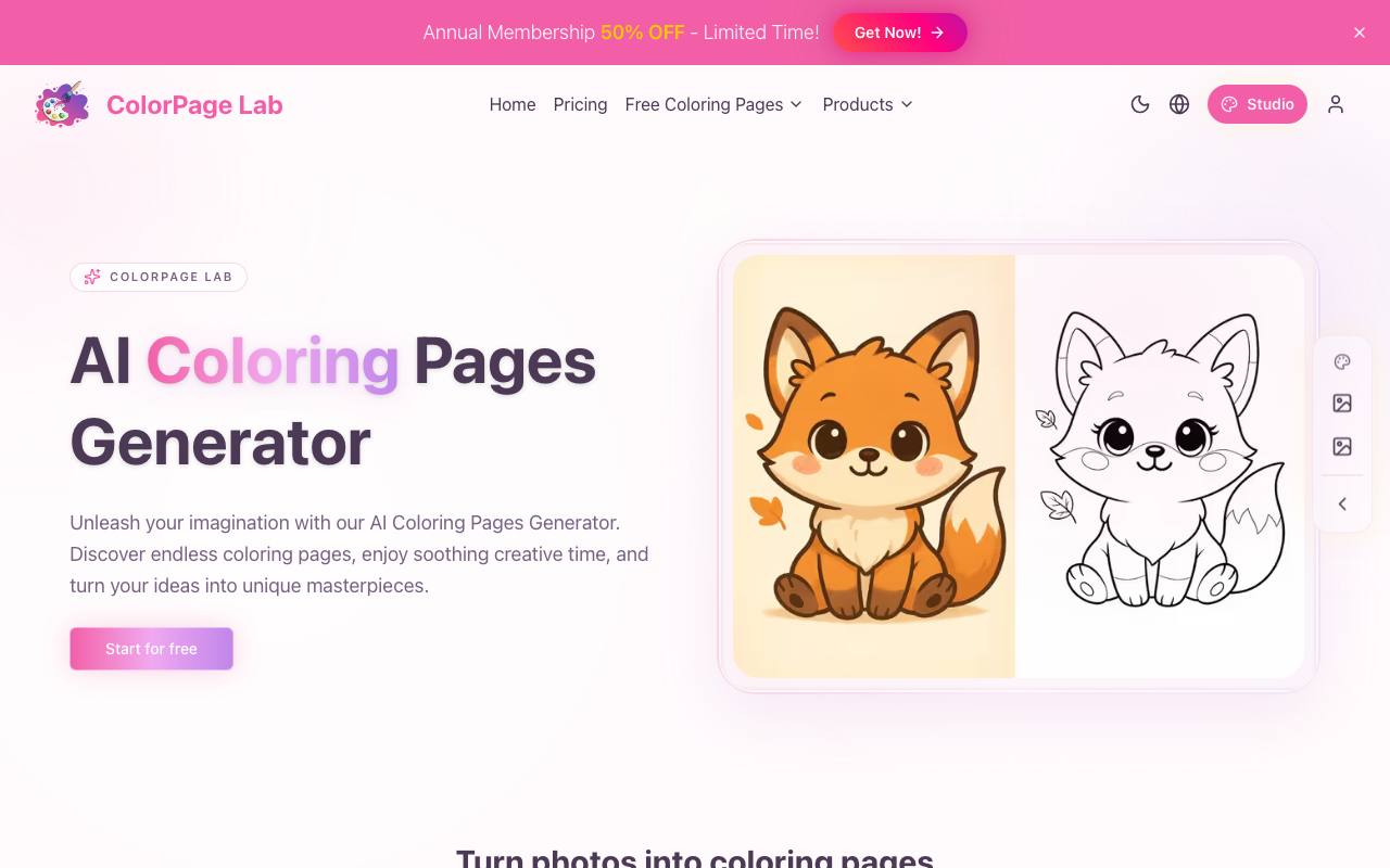 ColorPage Lab screenshot