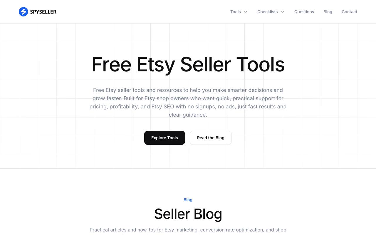 SpySeller screenshot