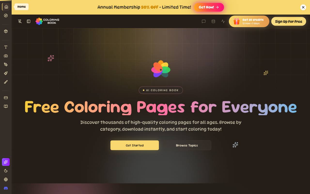 Free Printable Coloring Pages screenshot