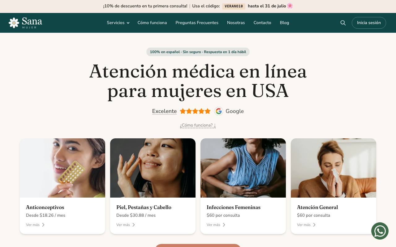 Sana Mujer screenshot