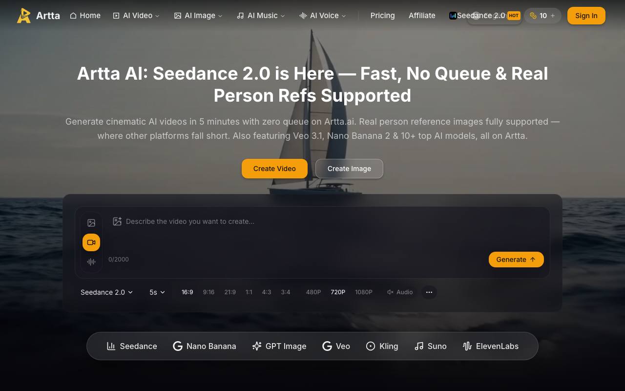 Artta AI screenshot