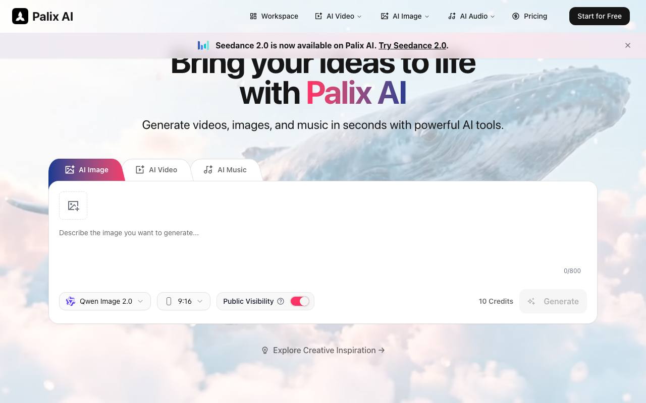 Palix AI screenshot