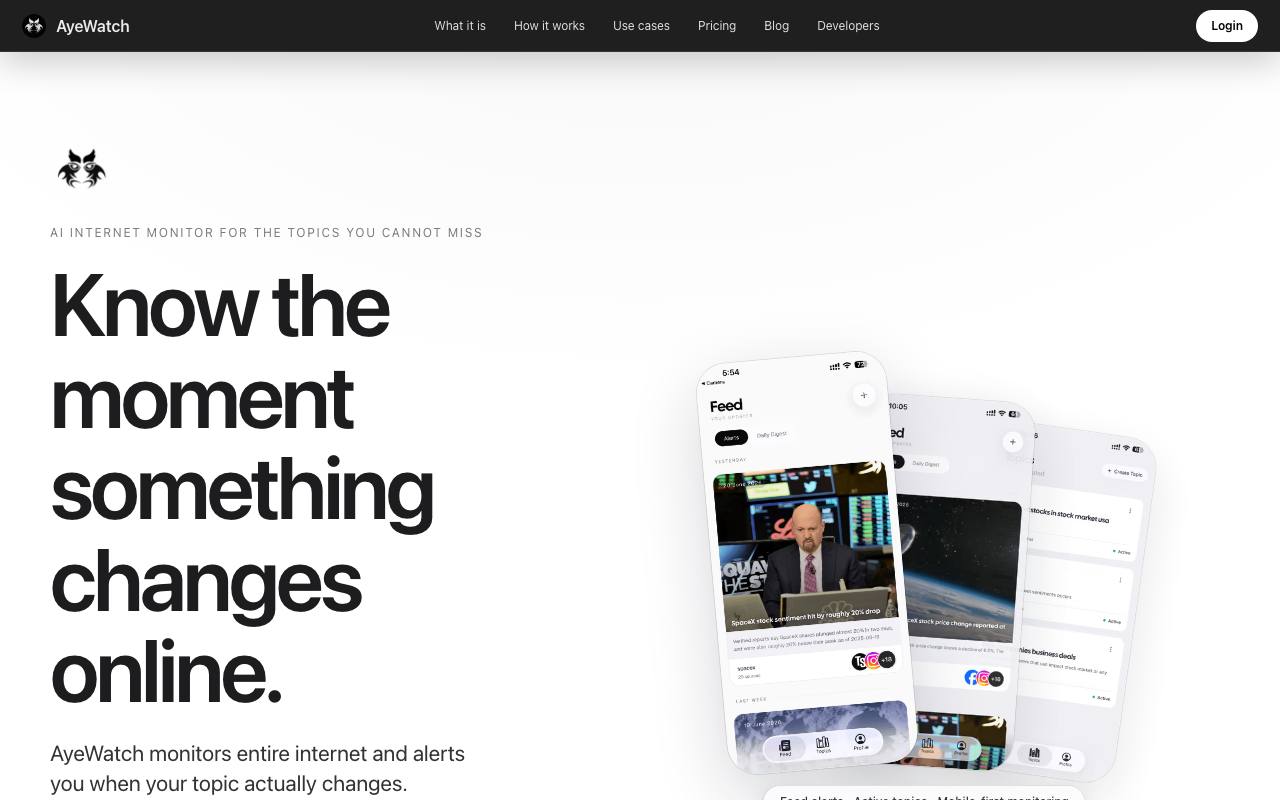 AyeWatch AI screenshot