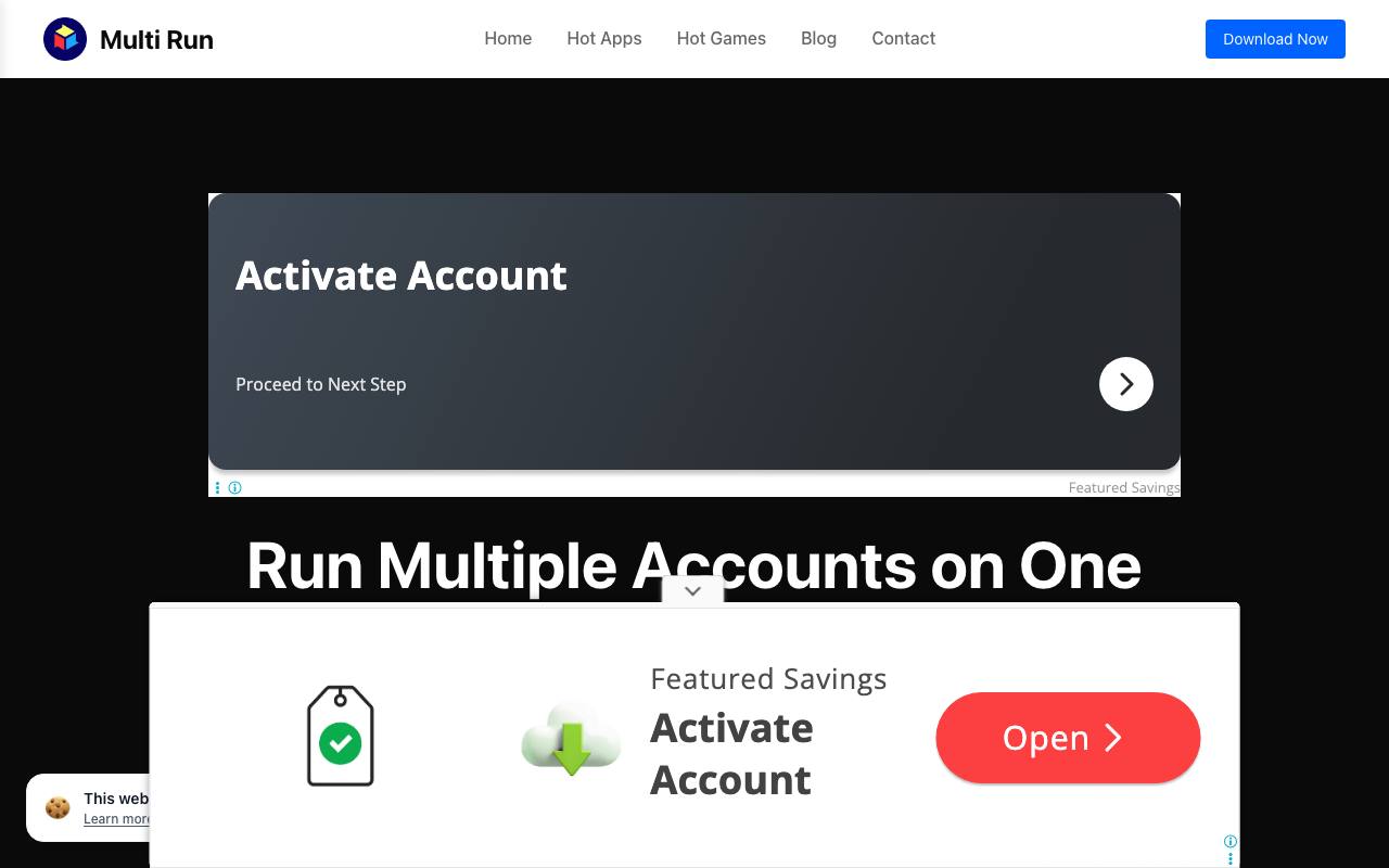 Multi Run screenshot