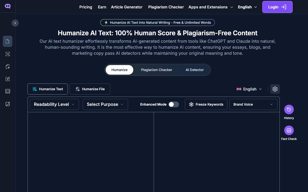 Humanize AI screenshot