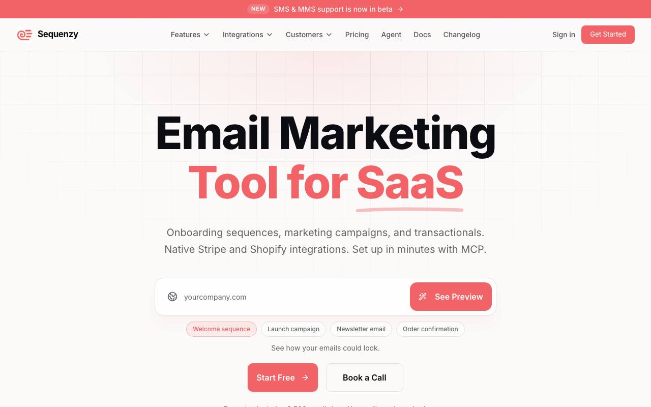 Sequenzy screenshot