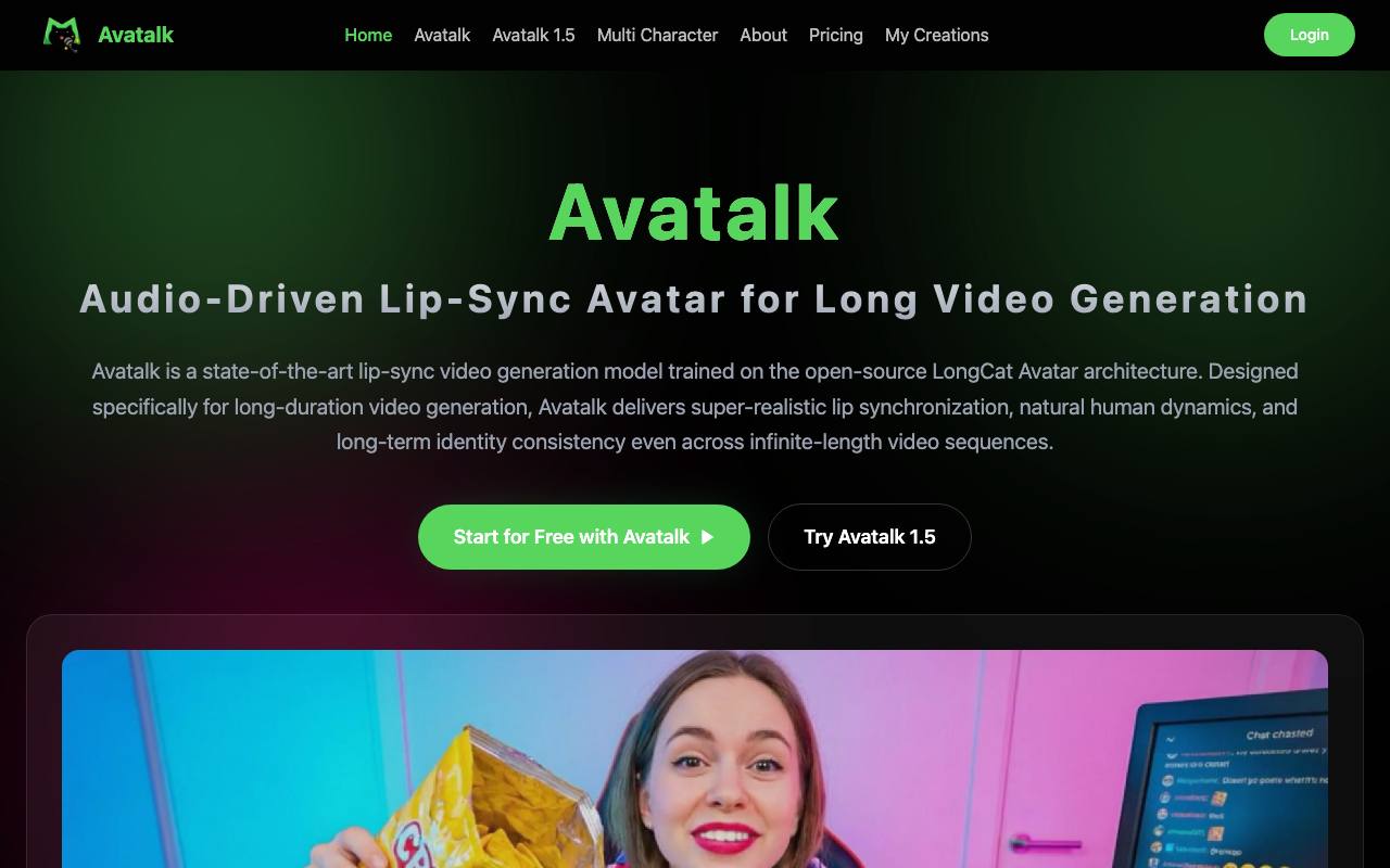 LongCat Video Avatar screenshot