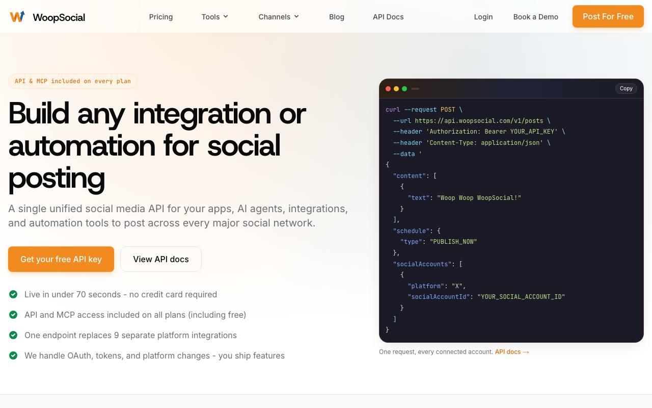 WoopSocial screenshot