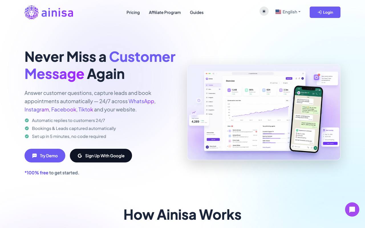 Ainisa screenshot