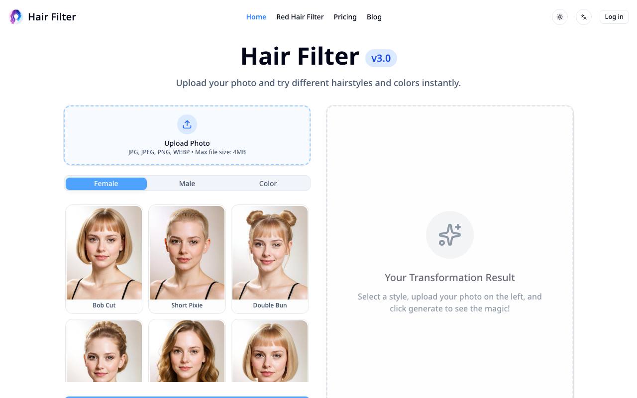 hairfilter screenshot