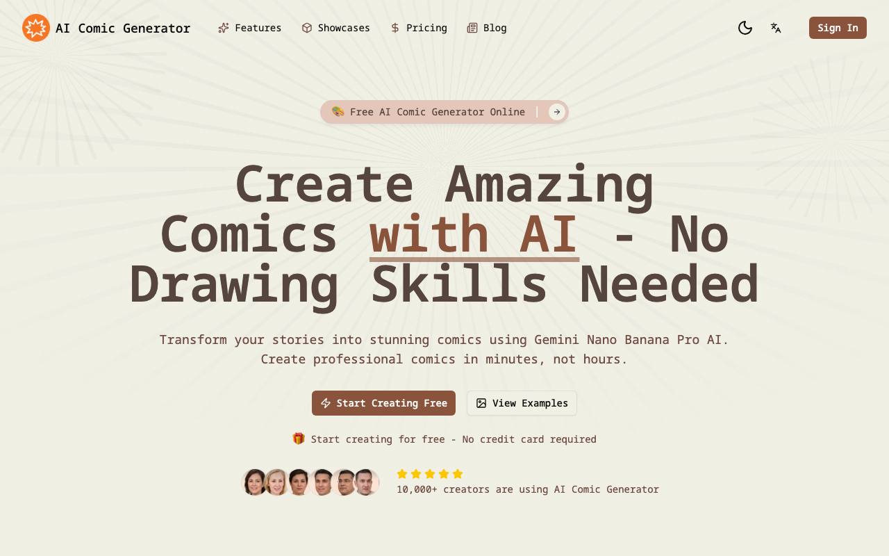 AI Comic Generator best screenshot