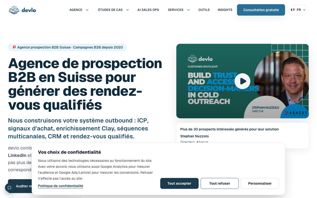 B2B Go-to-Market Partner screenshot