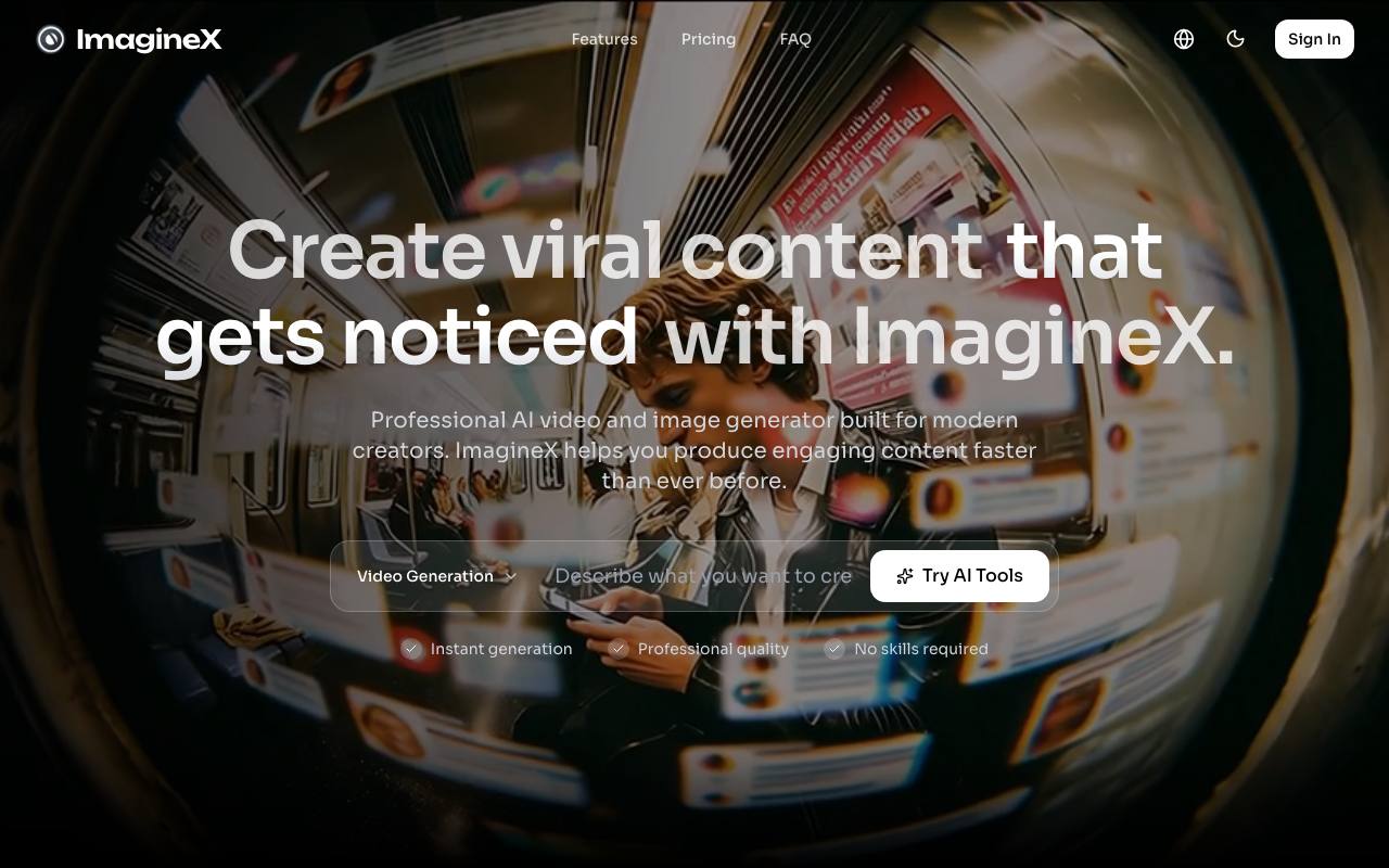 ImagineX Video screenshot