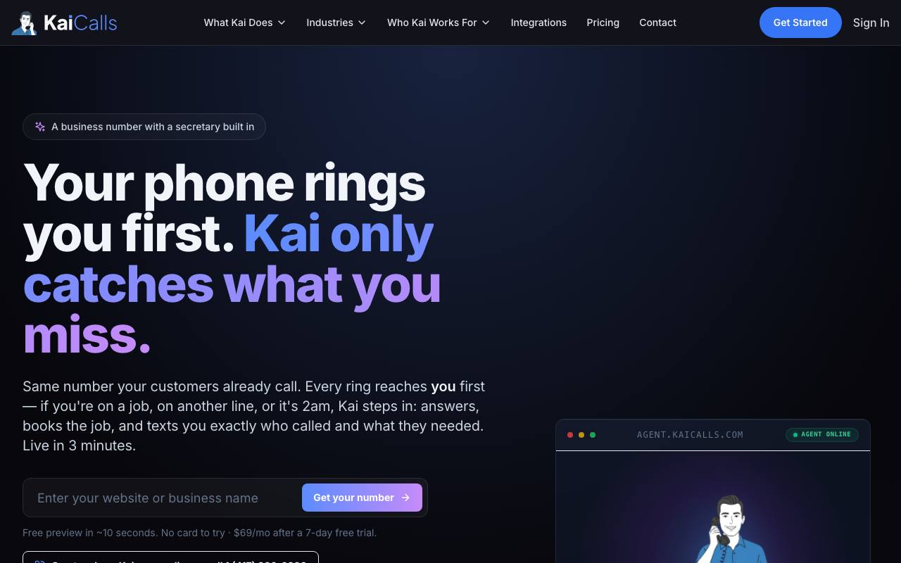 KaiCalls screenshot