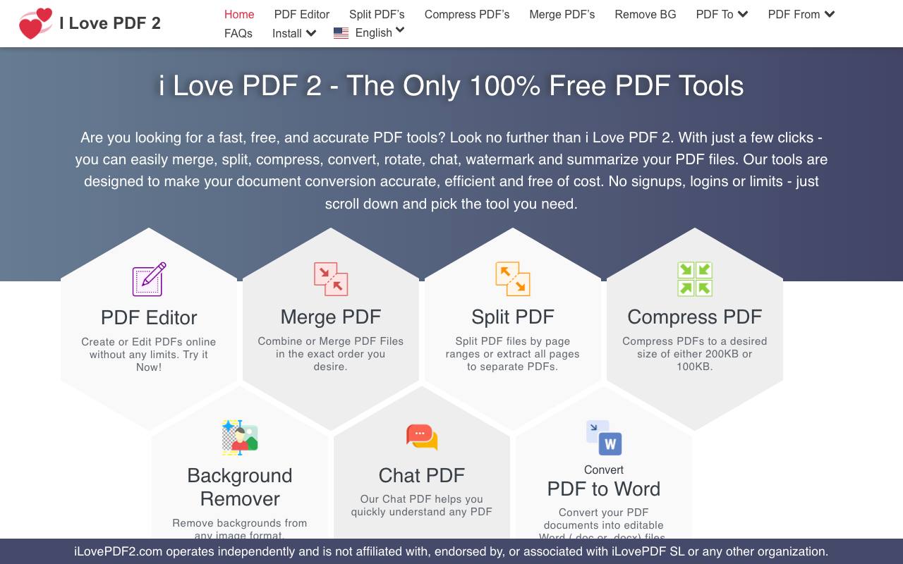 ilovepdf2 screenshot