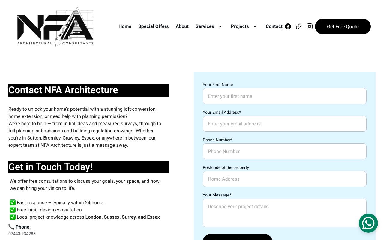NFA – Architectural Drawings screenshot