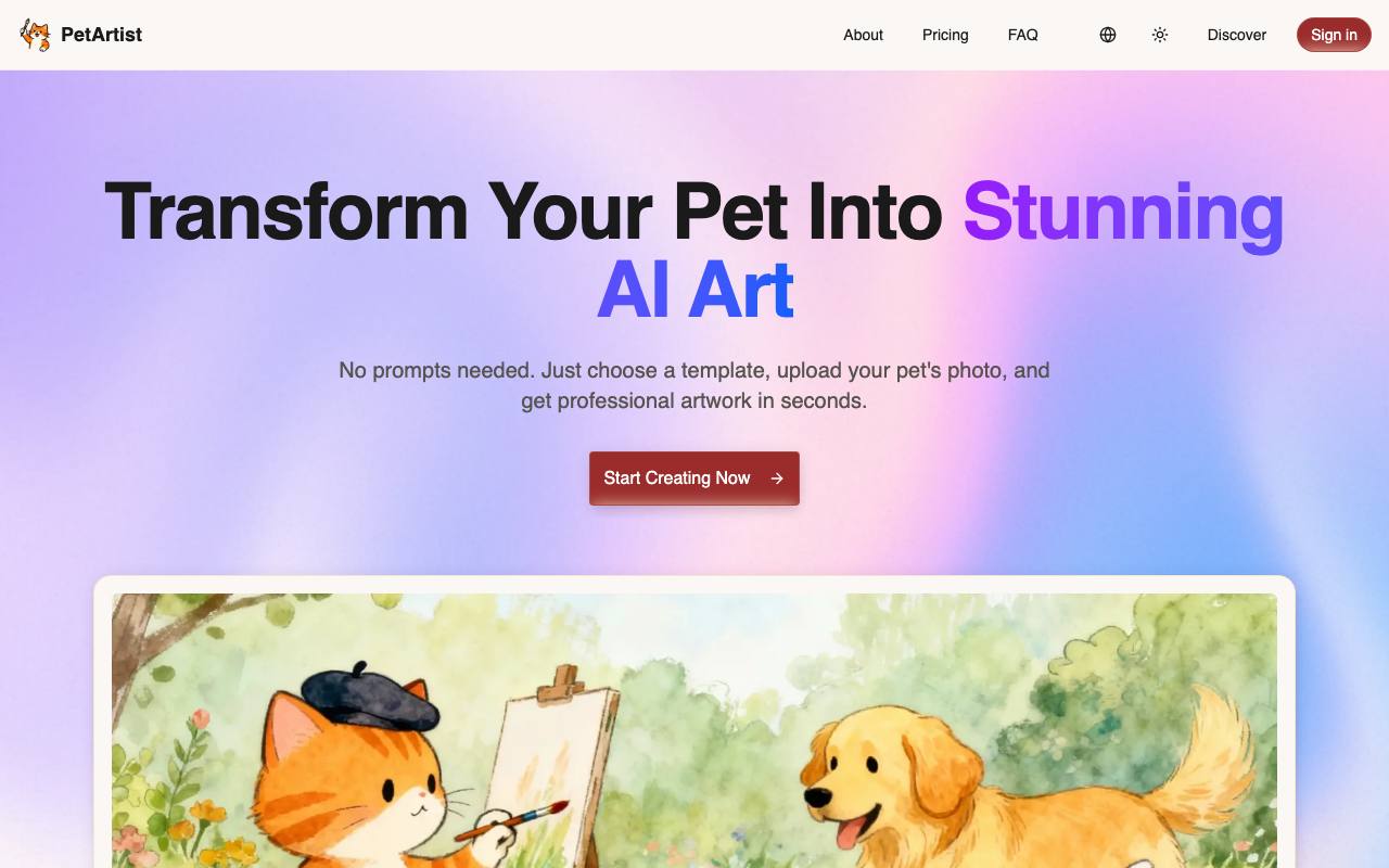 Pet Artist screenshot