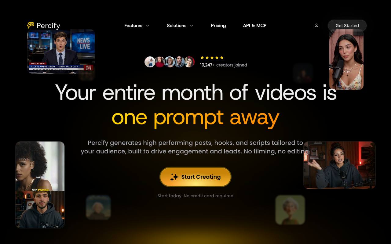 Percify screenshot