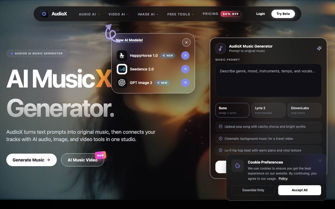 MMAudio.pro screenshot