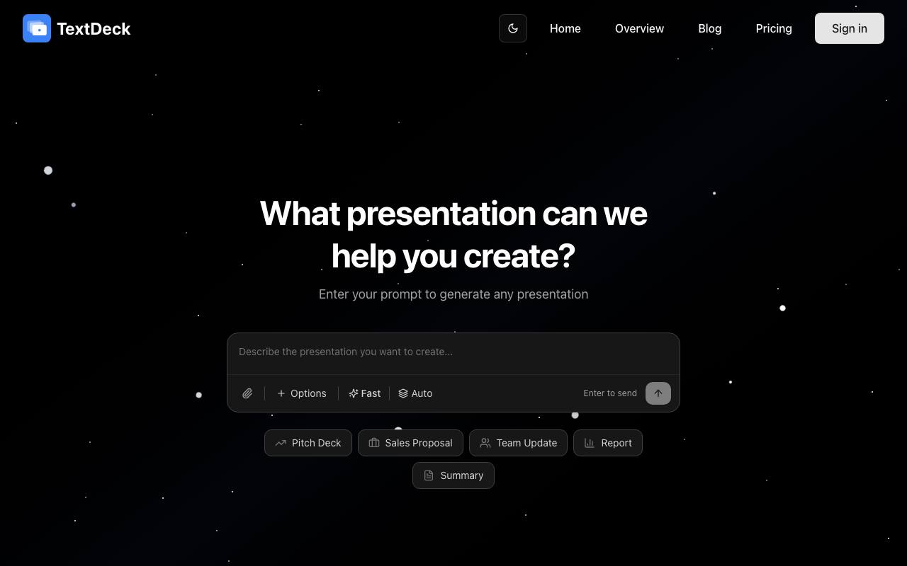 TextDeck screenshot