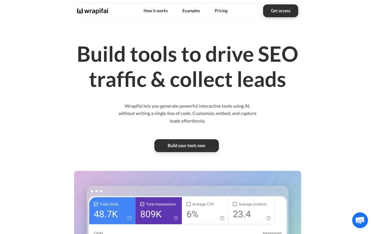 Wrapifai screenshot