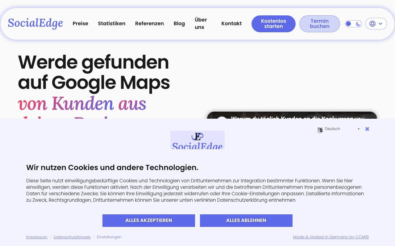 SocialEdge screenshot