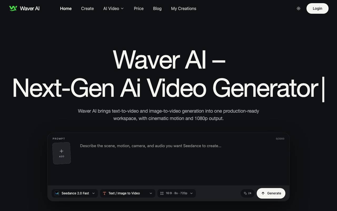 Waver AI screenshot