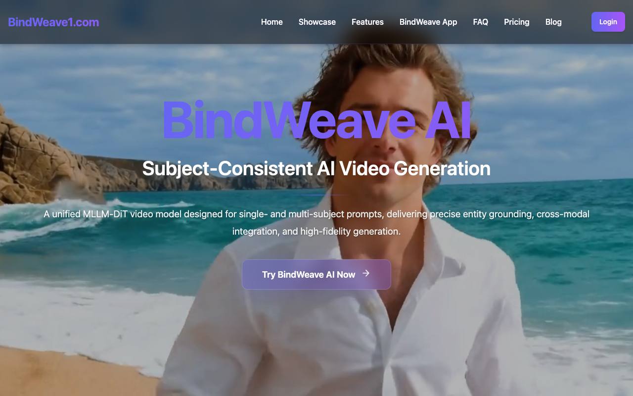 BindWeave AI Video screenshot