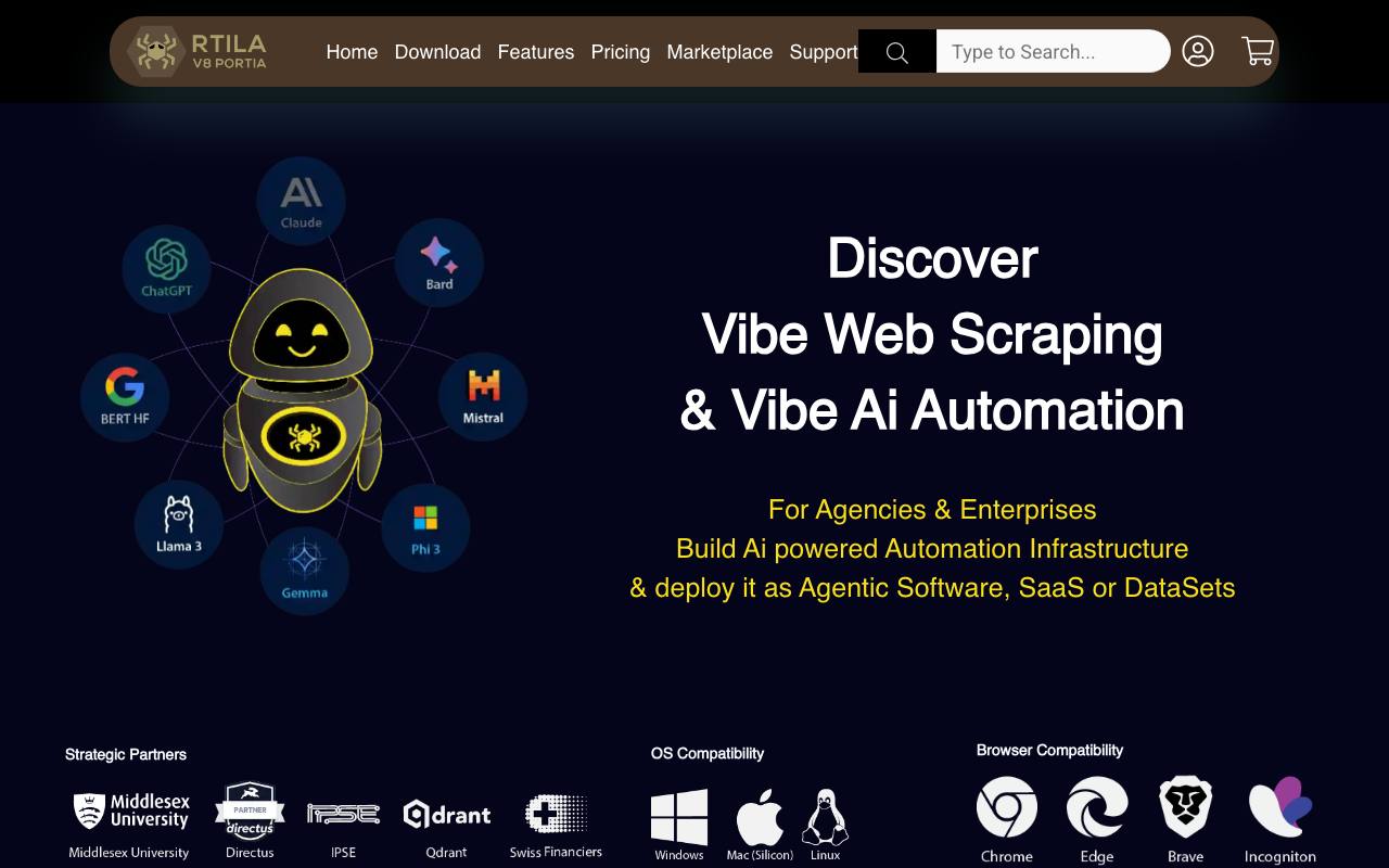 RTILA screenshot