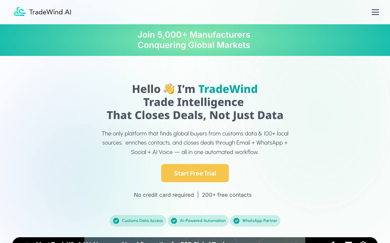 TradeWind AI screenshot